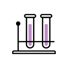 3本の試験管のアイコン